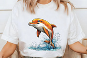 Watercolor Enjoy Animals Clipart, a Seasonal Illustration by designcity5 (Thumbnail 4 of 5)
