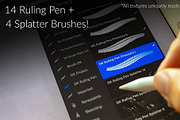 Ruling Pen for Procreate!, a Brush Add-On by Calligraphy DK (Thumbnail 6 of 11)
