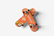 Skateboard Mockup, a Product Mockup by MrLetters (Thumbnail 5 of 5)