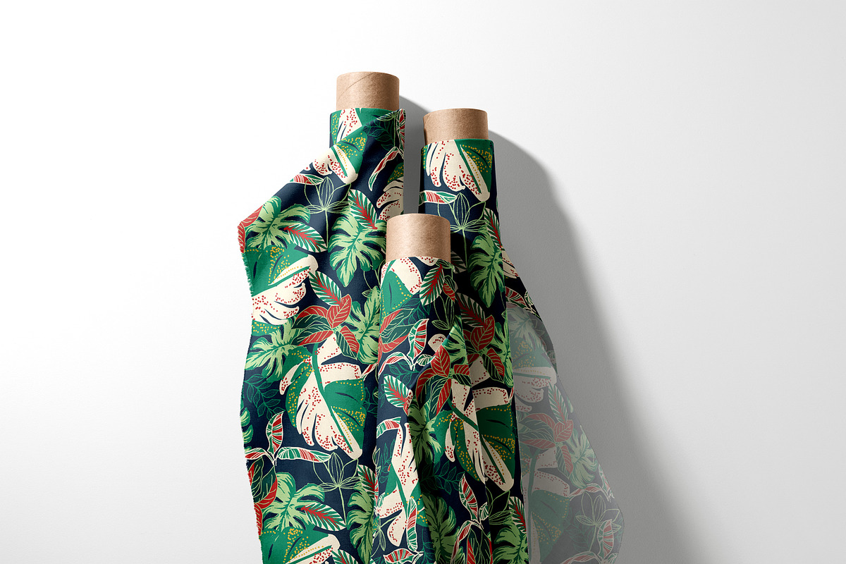 Exotic Tropical Jungle Pattern, a Pattern Graphic by StudioGlouna (Photo 5 of 5)