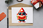 4th Of July Cute Funny Gnome Clipart, a Seasonal Illustration by RobertsArt (Thumbnail 2 of 7)