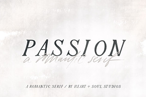 Passion Romantic Serif