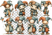 Circus Friends Storybook Clipart Art, an Illustration by one-touch (Thumbnail 11 of 16)