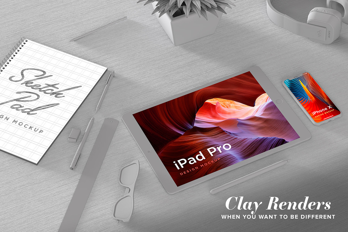 Creator's Setup Mockup, a Books & Magazine Mockup by illustrated (Photo 7 of 9)