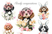 Festive dogs bundle, an Animal Illustration by TheCuteShop (Thumbnail 8 of 33)