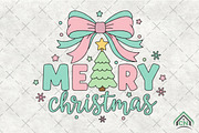 Merry Christmas Coquette Png, an Illustration by Craft Nest (Thumbnail 1 of 6)