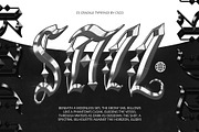 CS Crackle – Blackletter Font, a Blackletter Font by Craft Supply Co. (Thumbnail 2 of 8)