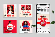 New Year Sale Social Media Post, a Social Media Template by ContestDesign (Thumbnail 1 of 5)