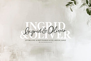Ingrid & Oliver | Rustic Font Duo, a Handwritten Font by Callie Rian & Co. (Thumbnail 1 of 16)