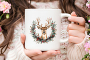 Quirky Christmas Reindeer Clip Arts, an Illustration by RobertsArt (Thumbnail 3 of 7)