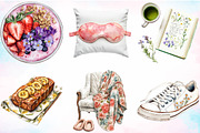 Spring Morning Routine Clipart PNG, a Seasonal Illustration by Canvas Craft (Thumbnail 3 of 3)