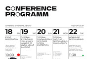 Conference Event Program Poster, a Flyer Template by Danil Polshin (Thumbnail 5 of 9)