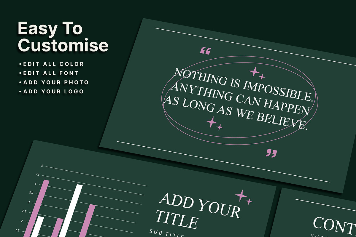 Flower Powerpoint Template, a Presentation Template by SKY CREATION (Photo 3 of 6)