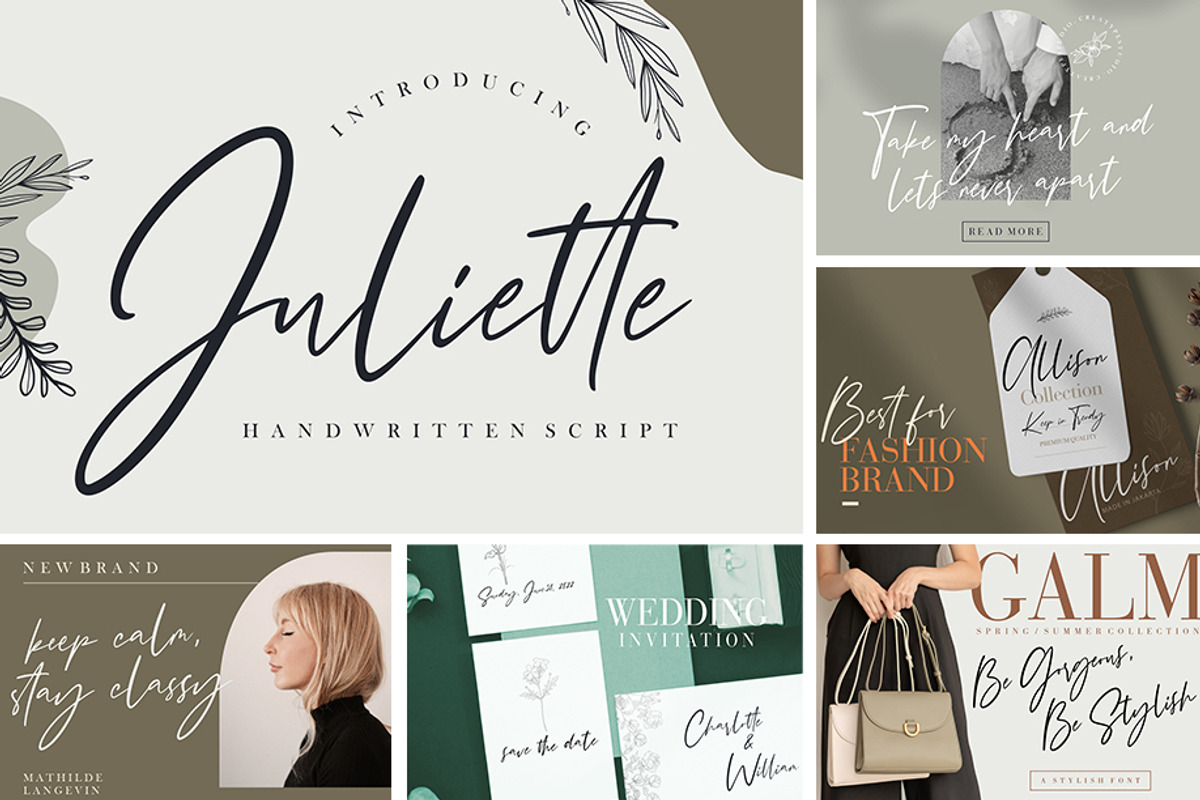 When Modern Meet Vintage Font Bundle, a Script Font by Creatype Studio (Photo 22 of 45)