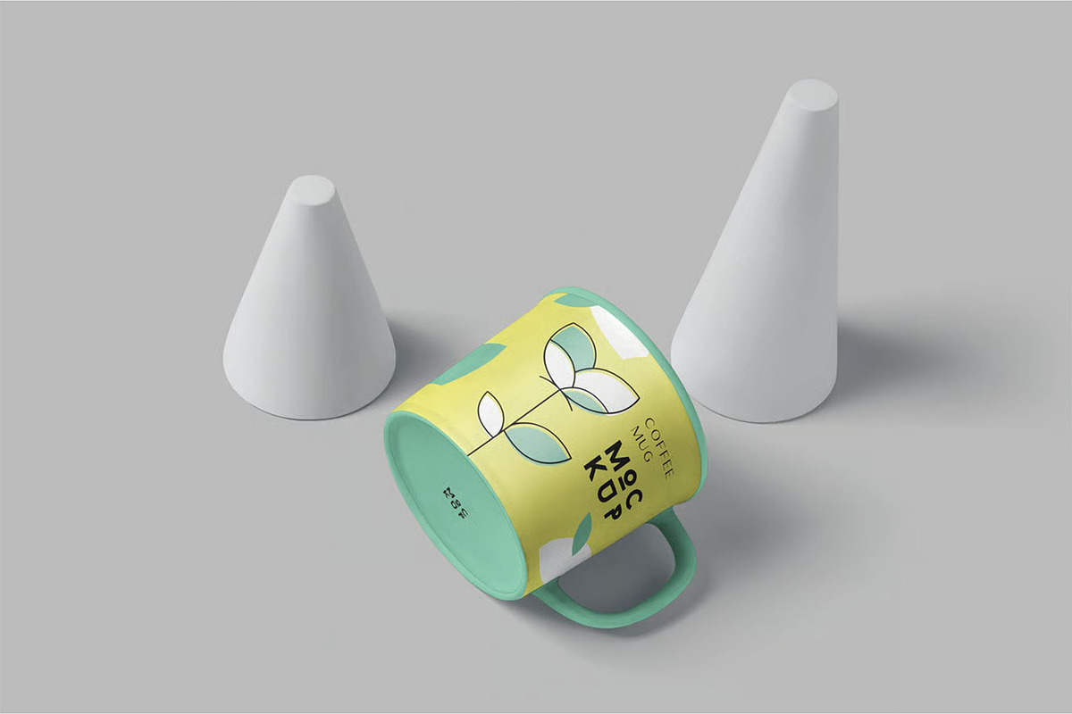 Round Coffee Mug Mockups, a Cups & Container Mockup by megostudi0 (Photo 5 of 5)