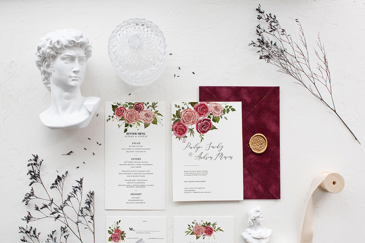MY DEAR ROSE - Watercolor Roses, an Illustration by Backyard Rose (Photo 2 of 18)