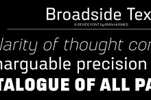 Broadside Text