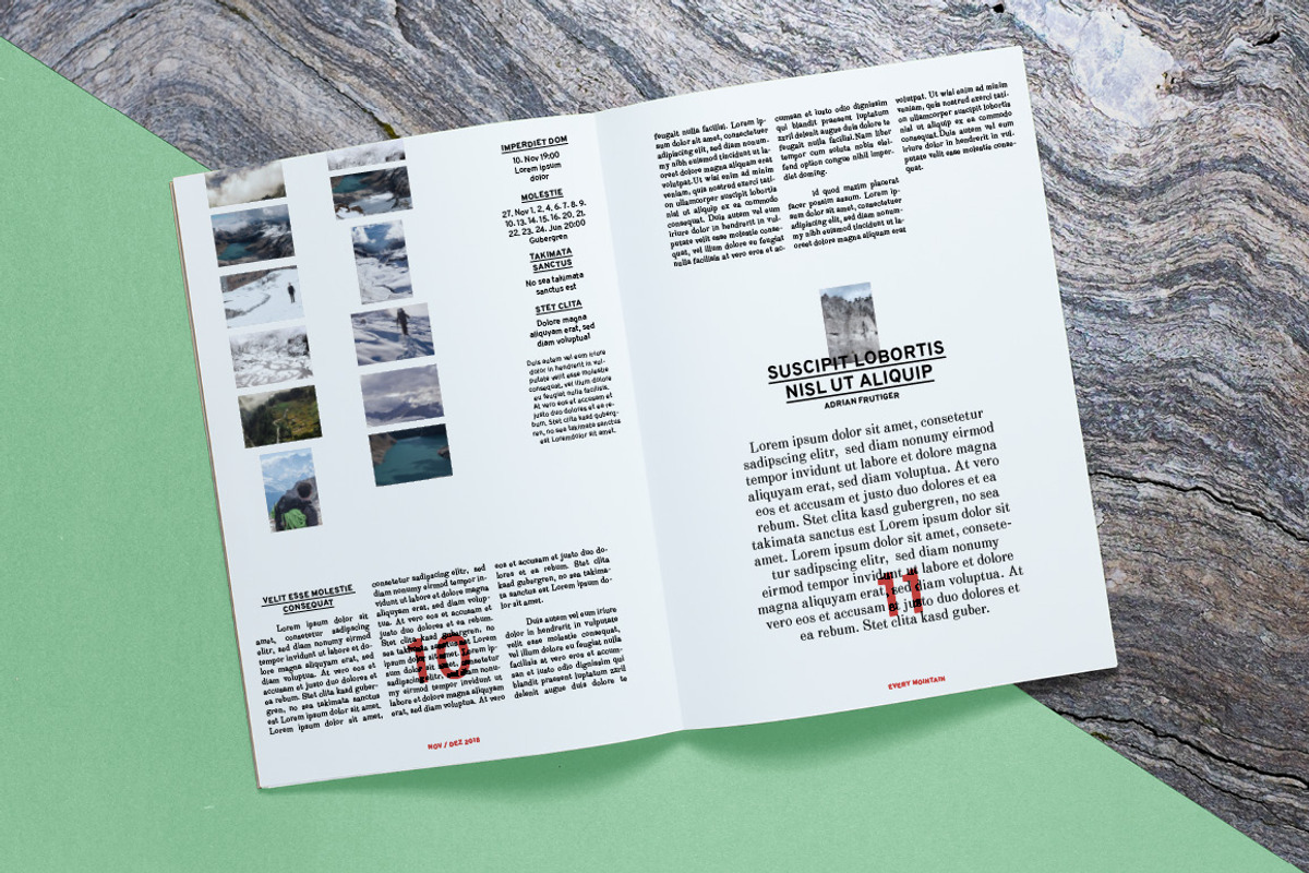 SWISS ALPS Magazin, a Magazine Template by Studio ZACK (Photo 4 of 11)