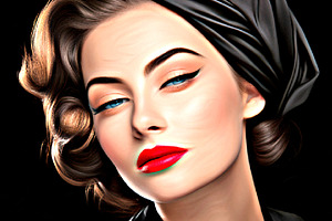 Classic Oil Paint Photo Effect, a Brushes & More by studiogstock