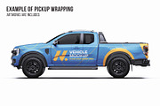 Super Cab 4x4 Pickup Wrap Mockup Set, a Product Mockup by Halal Graphic Studio (Thumbnail 6 of 15)