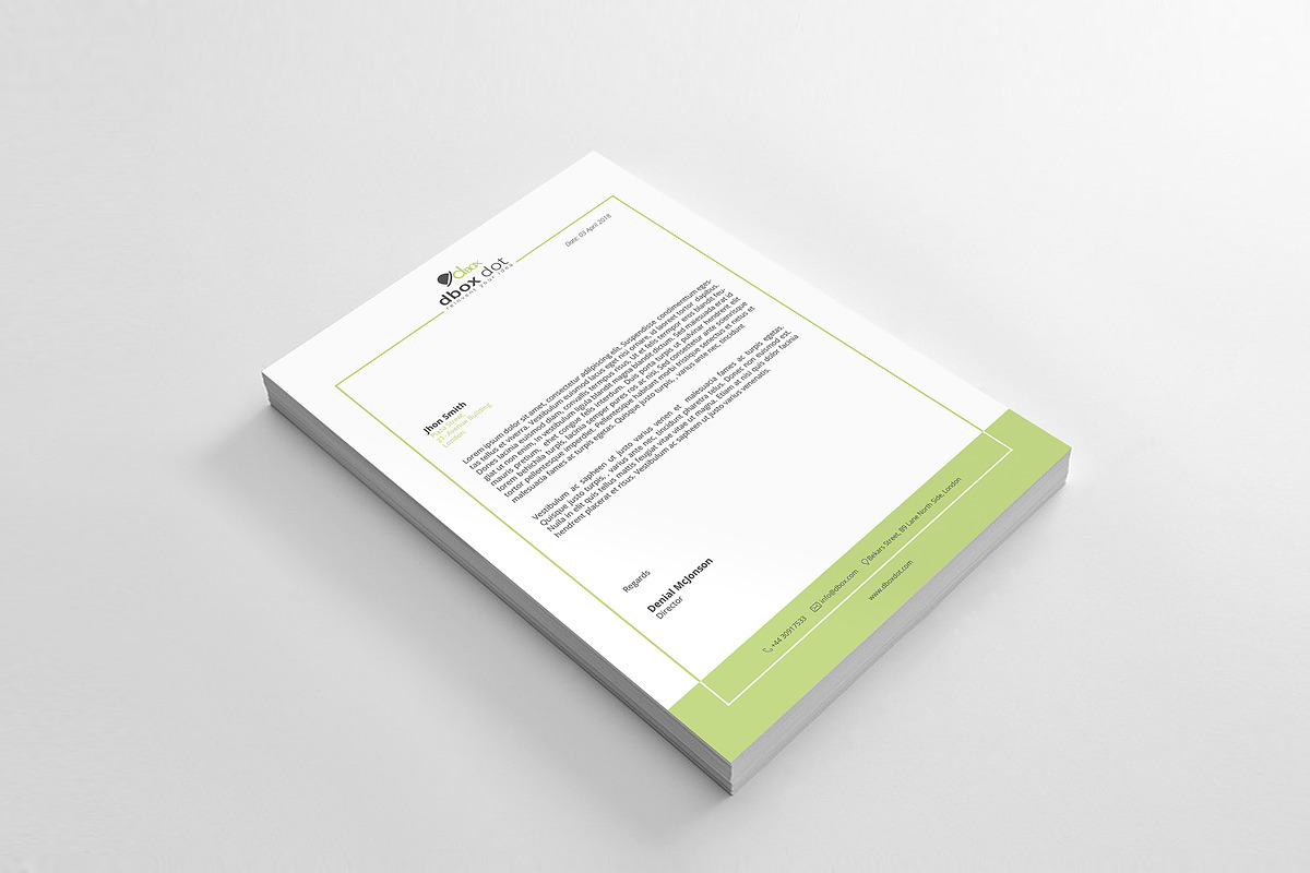 Letterhead Template, a Stationery Template by artisanHR (Photo 6 of 6)