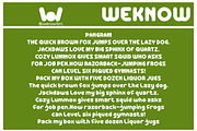 Graphic Research font, a Sans Serif Font by weknow (Thumbnail 6 of 8)