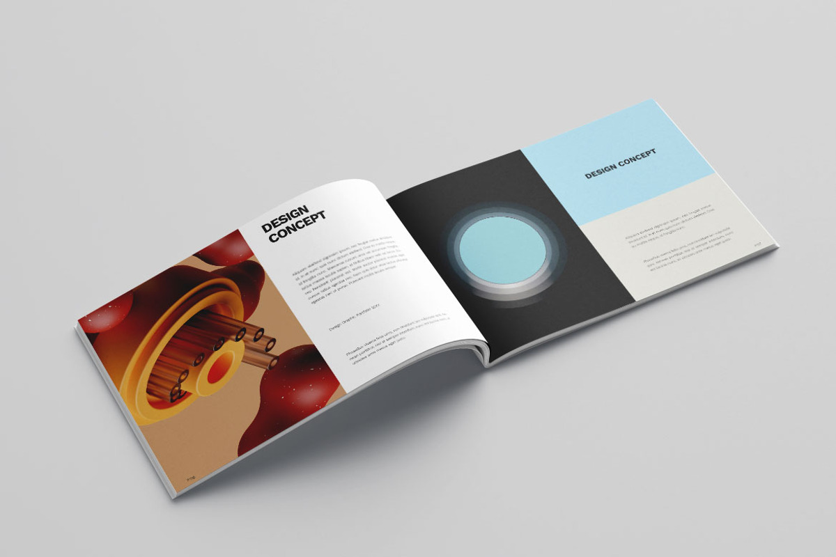 Graphic Design Portfolio Vol.12, a Brochure Template by Bewalrus Studio (Photo 4 of 11)