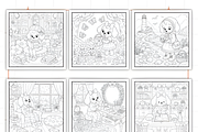 Cozy Introvert Girl Coloring Book, a Person Illustration by Design Station (Thumbnail 7 of 7)