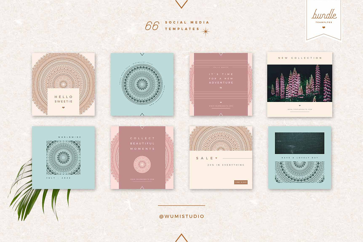 Social Media Pack, a Social Media Template by Wumi Studio (Photo 2 of 9)