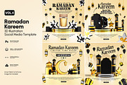 Ramadan Kareem Sale Instagram Posts, a Templates & Theme by OnurDemircan (Thumbnail 1 of 3)