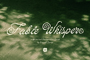 ED Fable Whisper - Whimsical Script, a Handwritten Font by Emyself Design (Thumbnail 1 of 10)