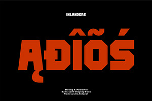 INLANDERS - HEAVY BLOCK FONT