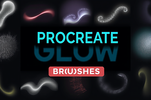 20 Procreate Glow Brushes