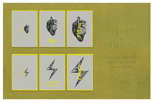 Thunder and Heart Postcard 02