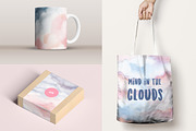 Cloudy Sky Background set, a Texture Illustration by swiejko (Thumbnail 6 of 6)