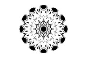 Ornamental Black White Mandala Pack, a Decorative Illustration by NJ Himel (Thumbnail 71 of 103)