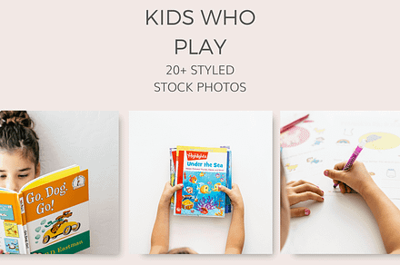 Kids Who Play (20+ Styled Images), a School & Education Photo by Ivory Mix