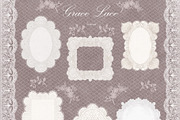 Grace Lace. Hand draw watercolor, an Object Graphic by ma_i_vi (Thumbnail 6 of 12)