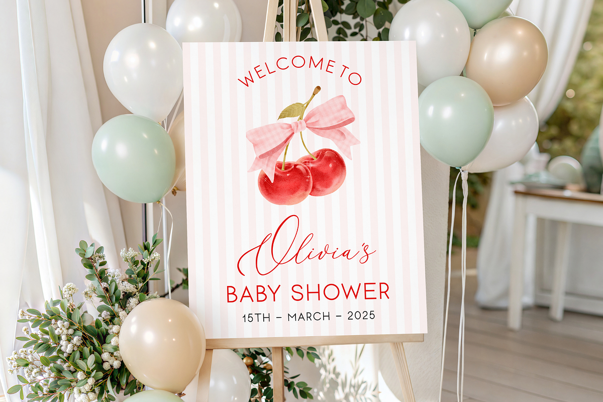 She Is The Cherry On Top Welcome, an Invitation Template by Digital_Mind (Photo 3 of 3)