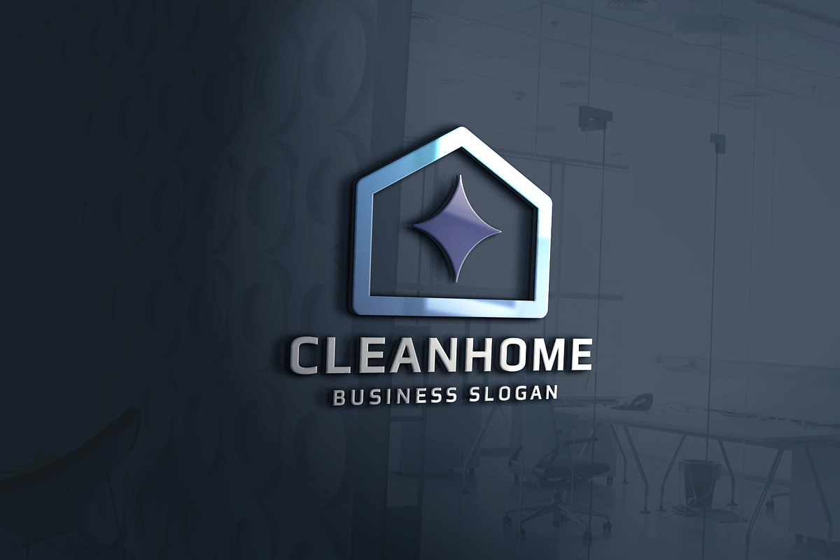 Clean Home Company Logo, a Branding & Logo Template by Design_Planet (Photo 3 of 4)