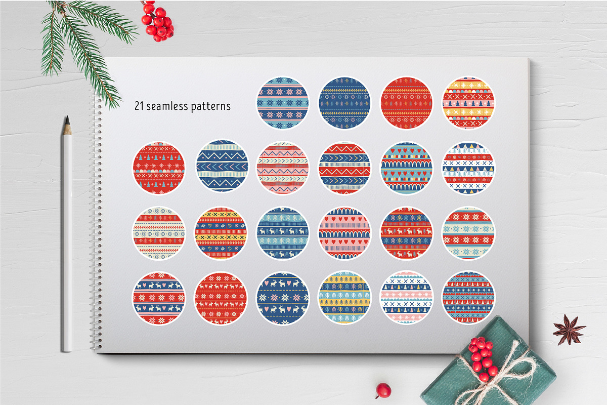 Handmade Xmas brushes & patterns, a Brush Add-On by Marish (Photo 7 of 10)