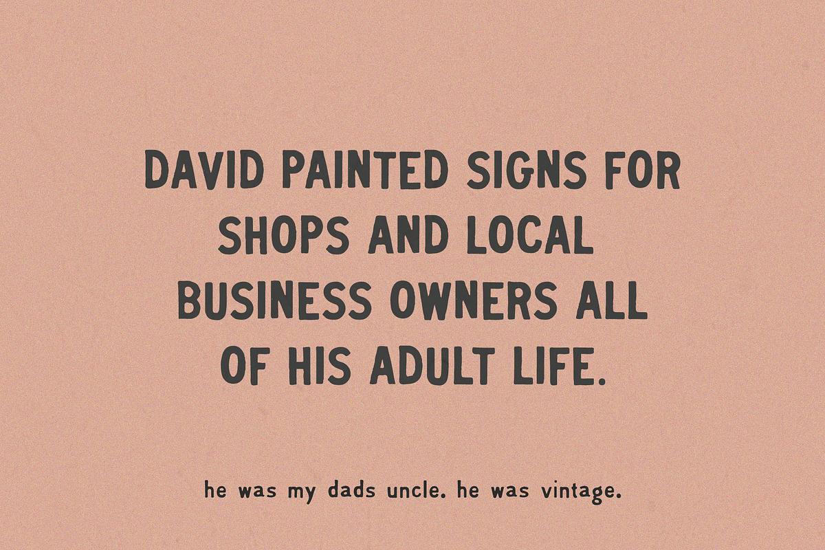 David | Hand Drawn Display Font, a Handwritten Font by Supersimbo © (Photo 2 of 7)
