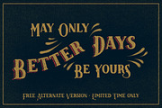LK Better Days + *free* alternate, a Font by Lettering Garage (Thumbnail 1 of 5)