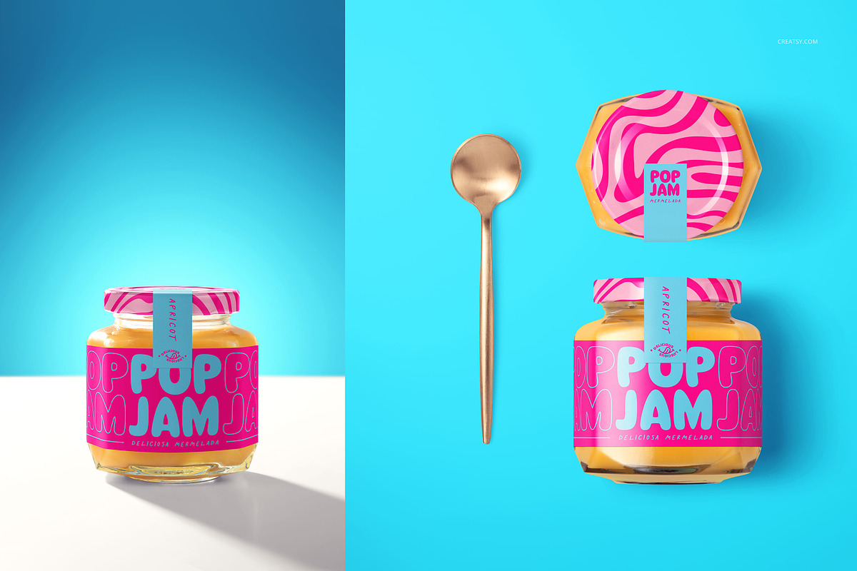Jam Jar Mockup Bundle, a Cups & Container Mockup by creatsy5 (Photo 31 of 65)