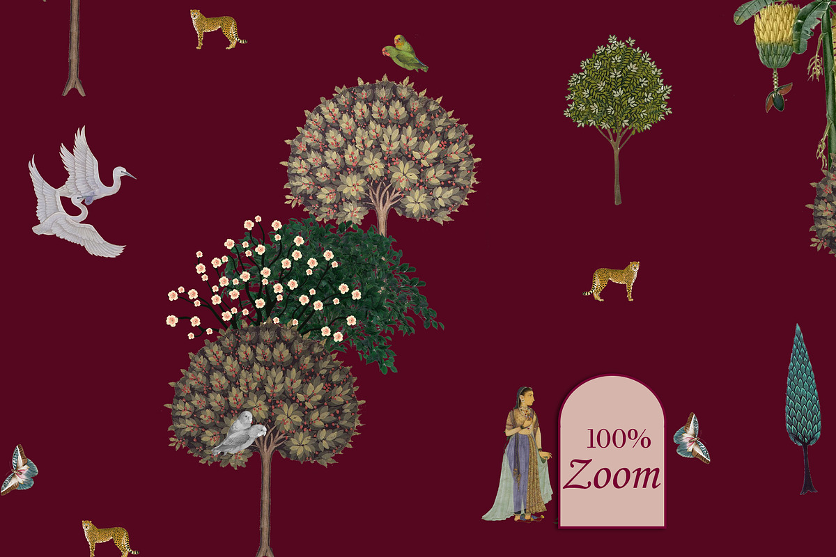 Mughal Garden Prints & Patterns, a Pattern Graphic by GND ART STUDIO (Photo 8 of 8)