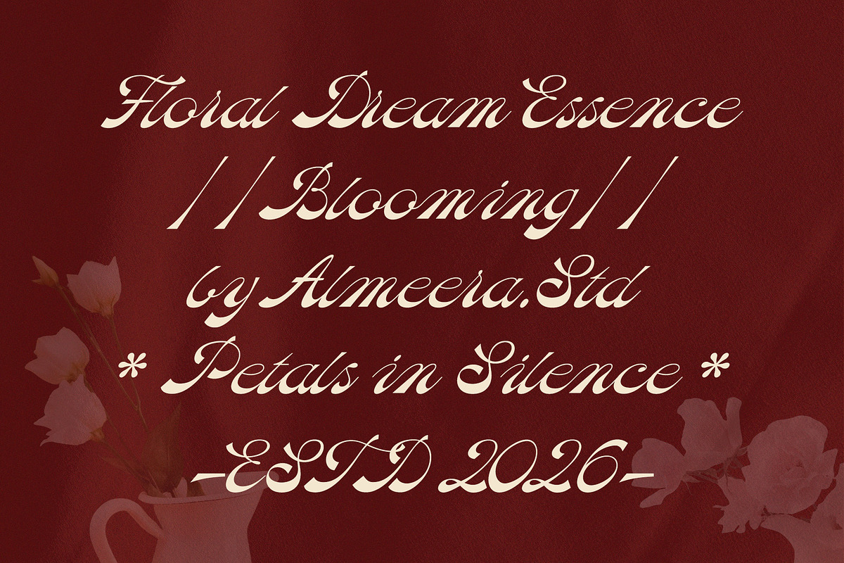 Mollies - Elegant Script Font, a Script Font by Almeera Std (Photo 2 of 10)