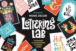 Home Decor Lettering Lab