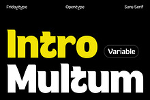Multum - Distinctive Bold Sans