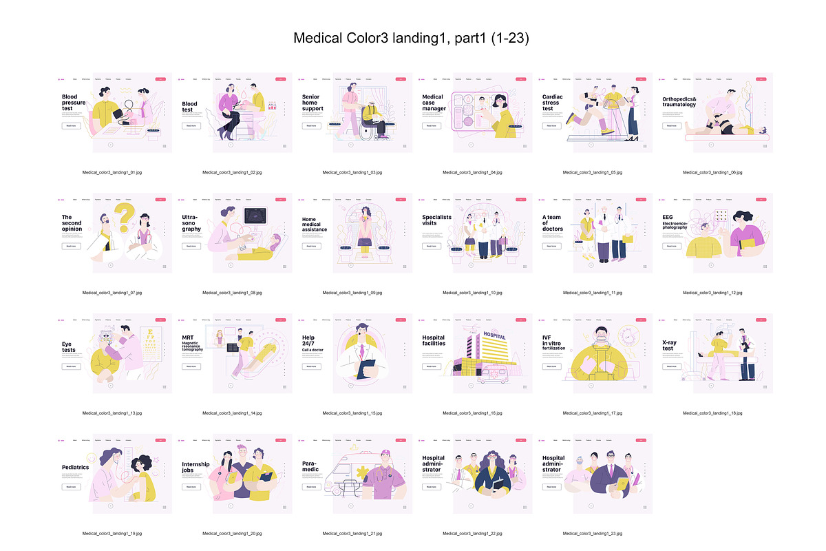 Medical, Part 1, colors 1&3, a Templates & Theme by Grivina's shop (Photo 14 of 15)