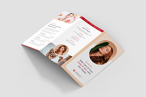 Beauty Cosmetics Brochure Tri-Fold